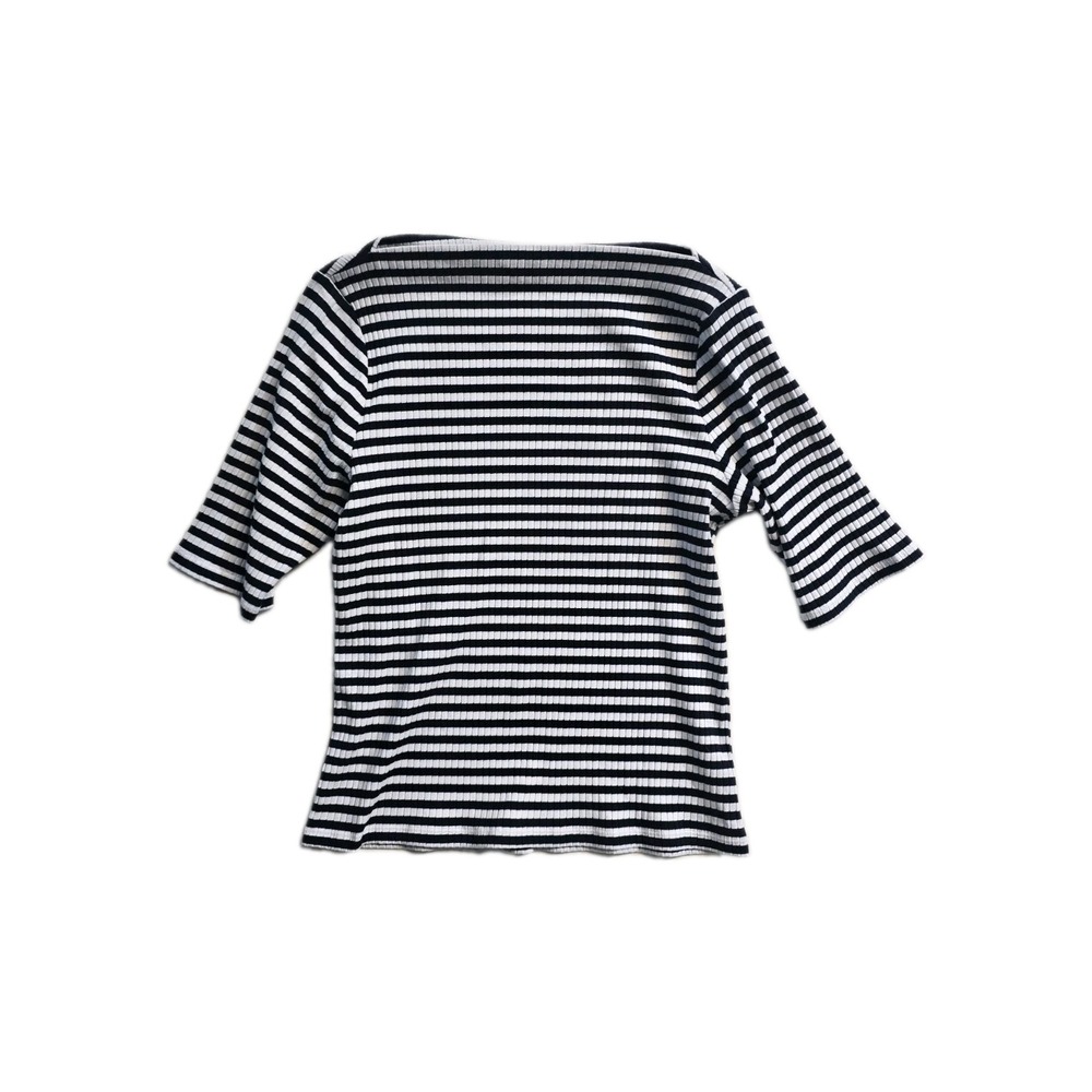 Old Navy Boat Neck Tshirt Striped Women's Large